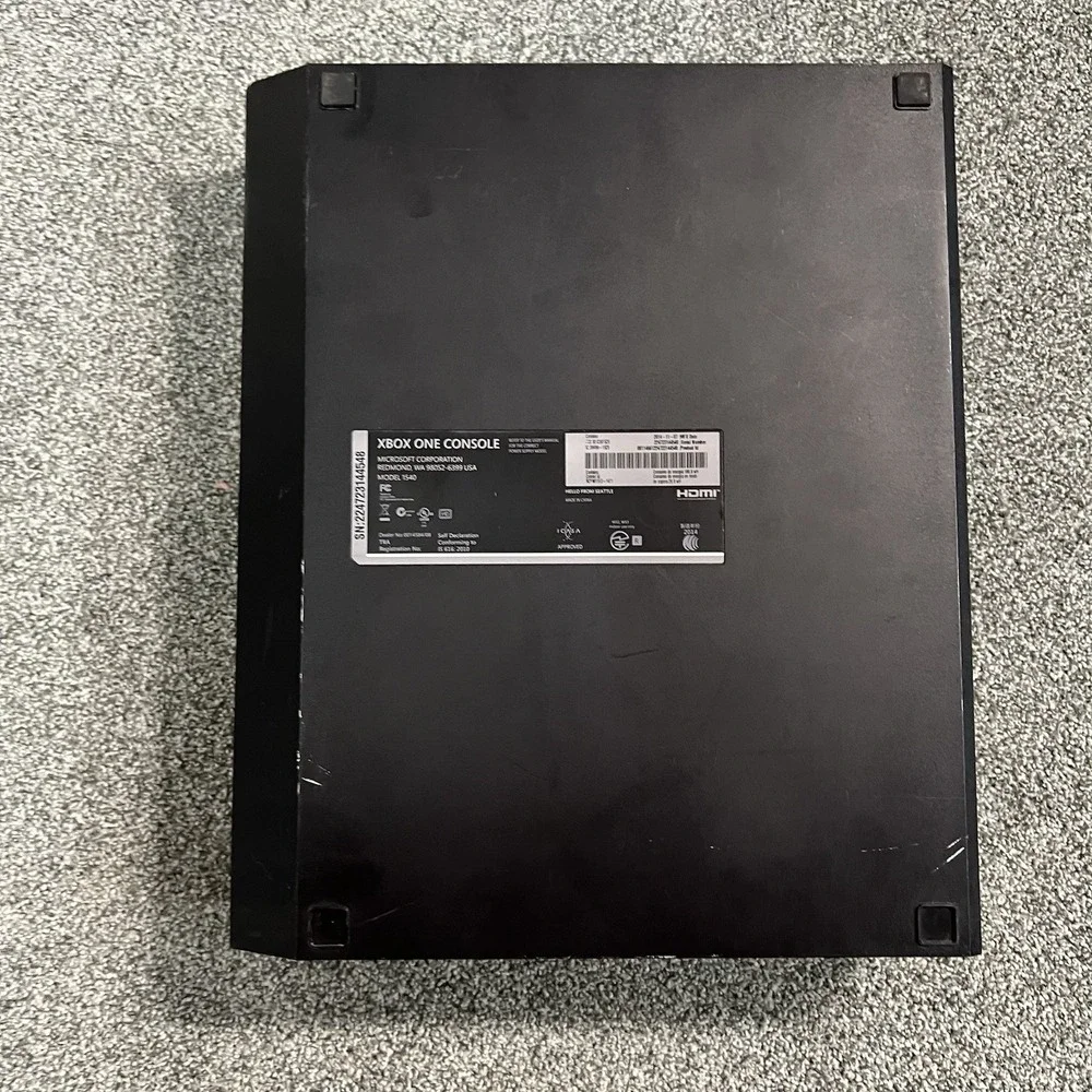 Microsoft Xbox One 1540 Console Black Power Supply Green Screen Parts Repair